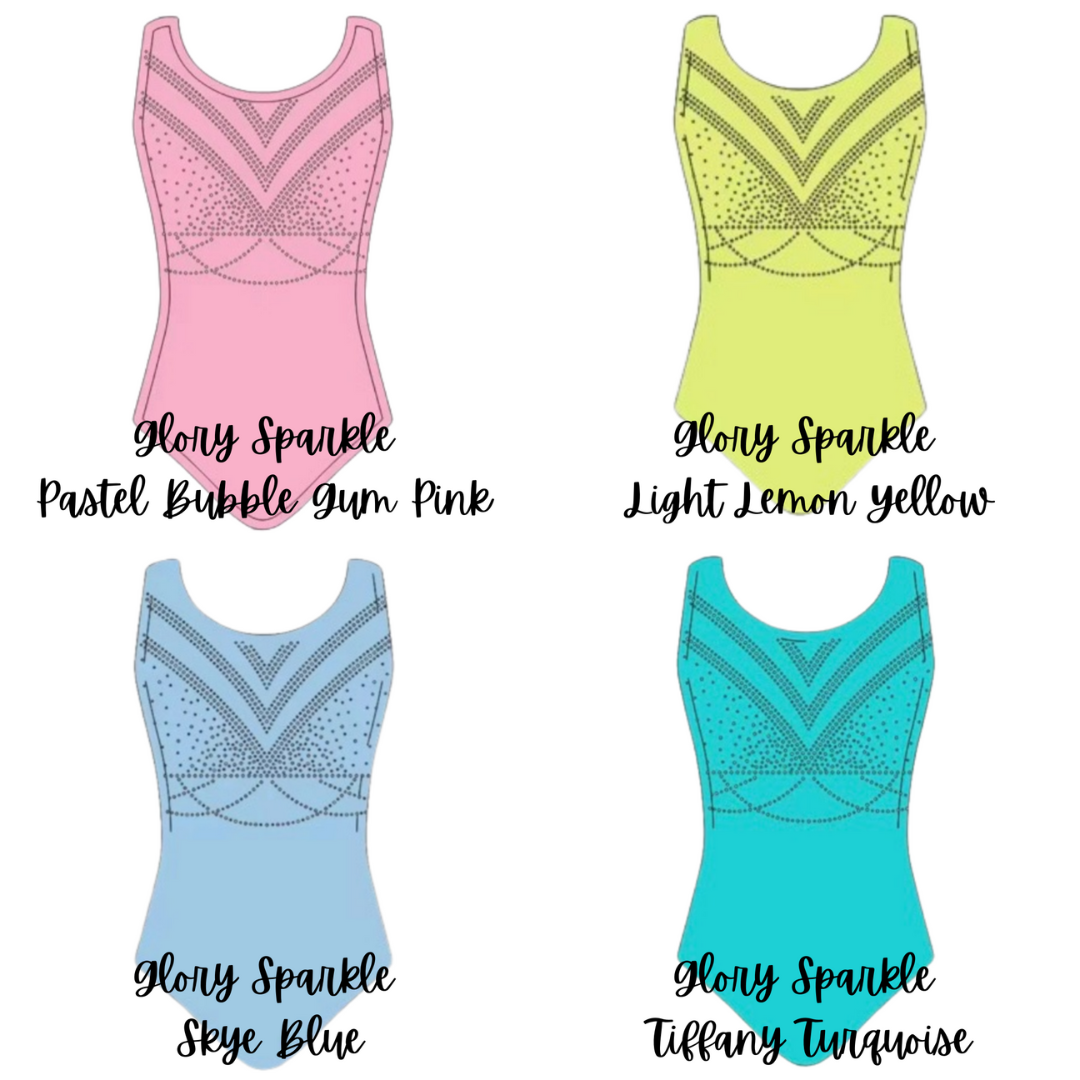Glory Sparkle Leotard *With Rhinestones*