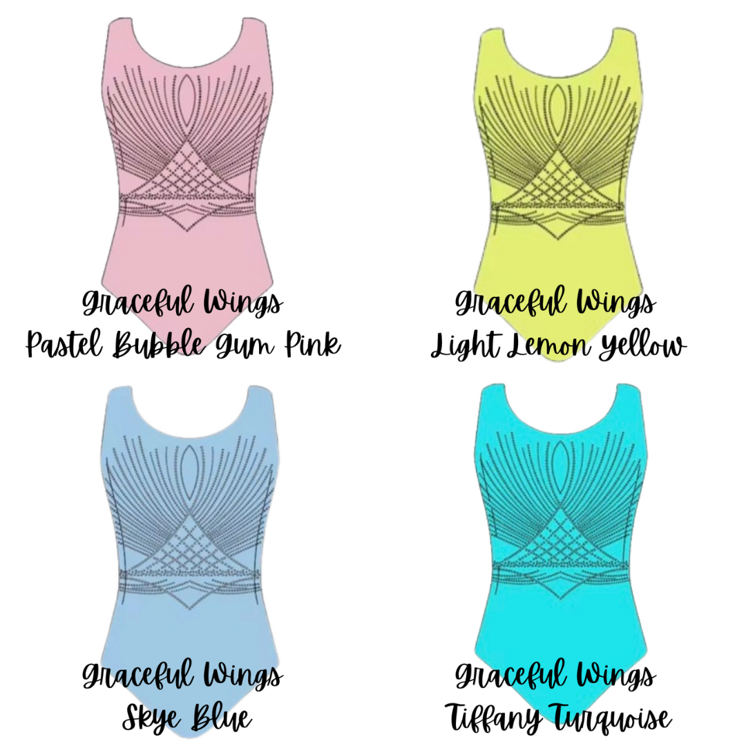 Graceful Wings Leotard *With Rhinestones*