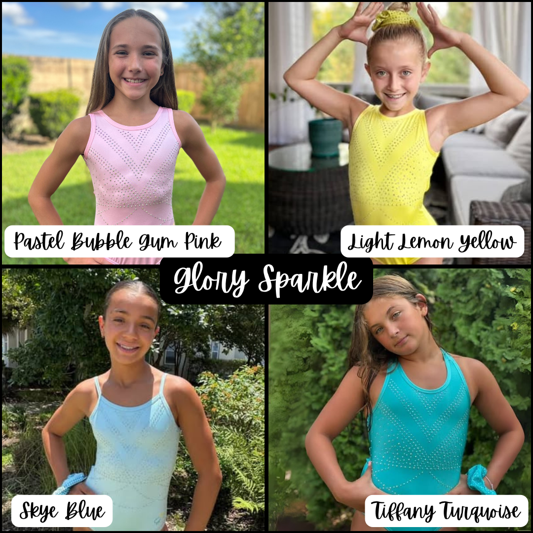 Glory Sparkle Leotard *With Rhinestones*