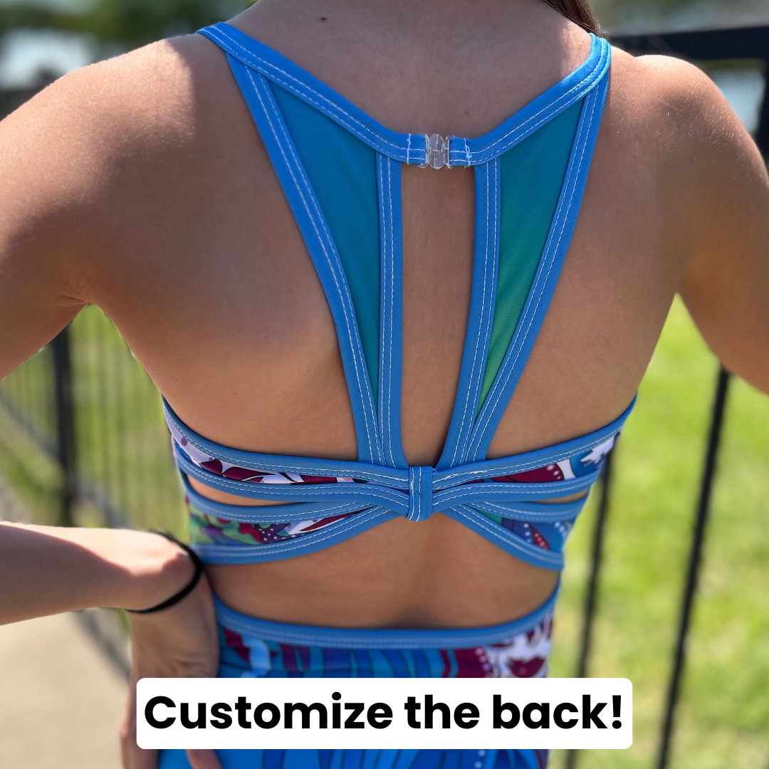 Dazzling Leotard *With Rhinestones*