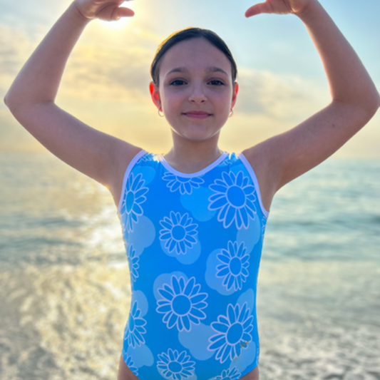Blue Sunshine Leotard