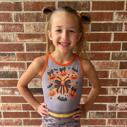 Bow Pumpkins Leotard