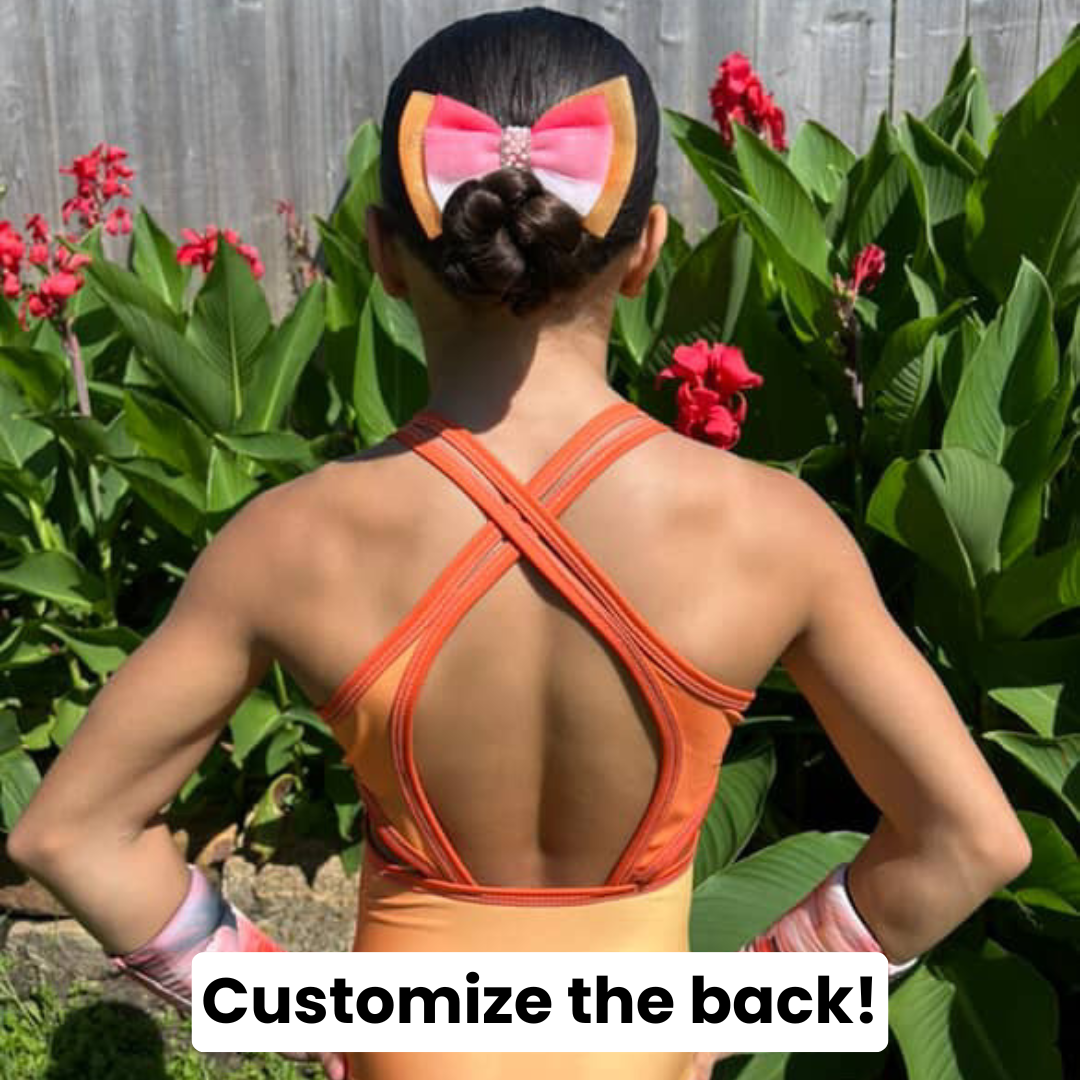 Citrine Neon Ombre Leotard