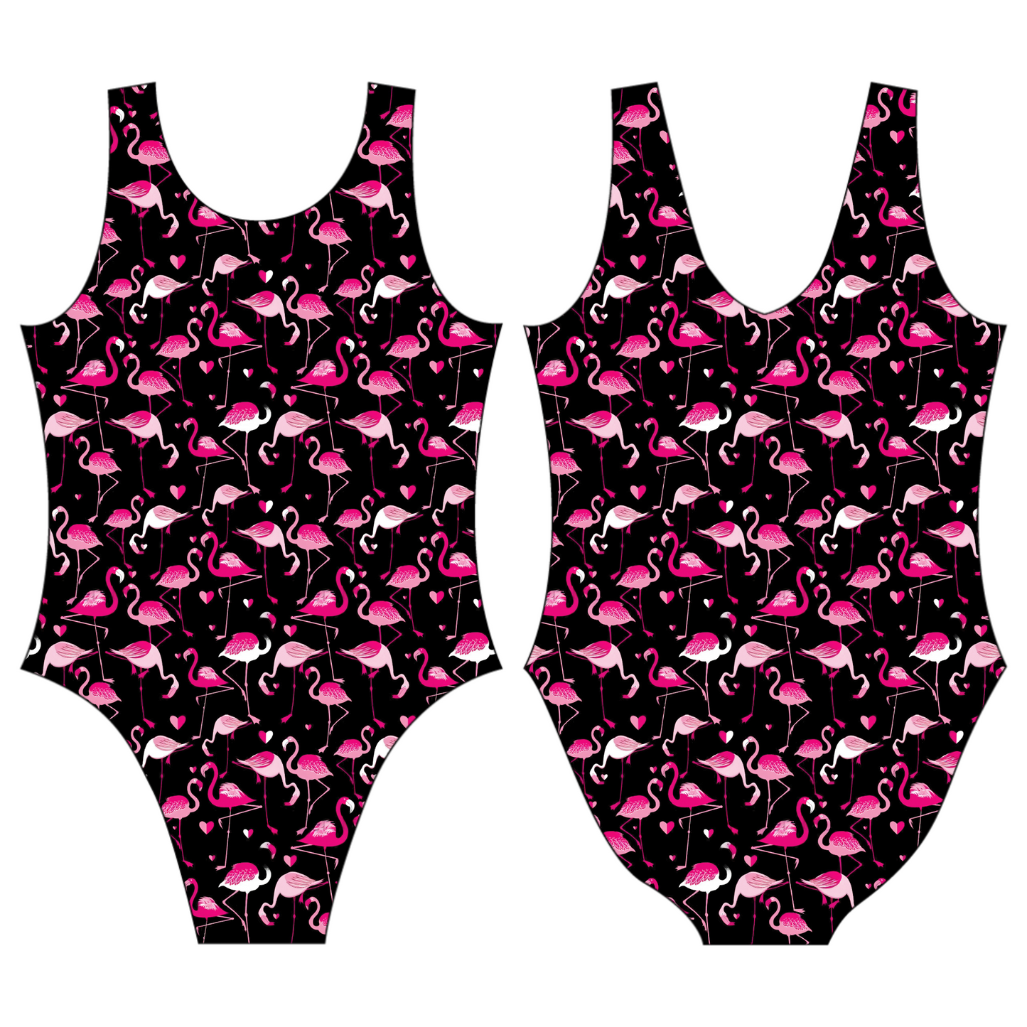 Classy Flamingos Leotard