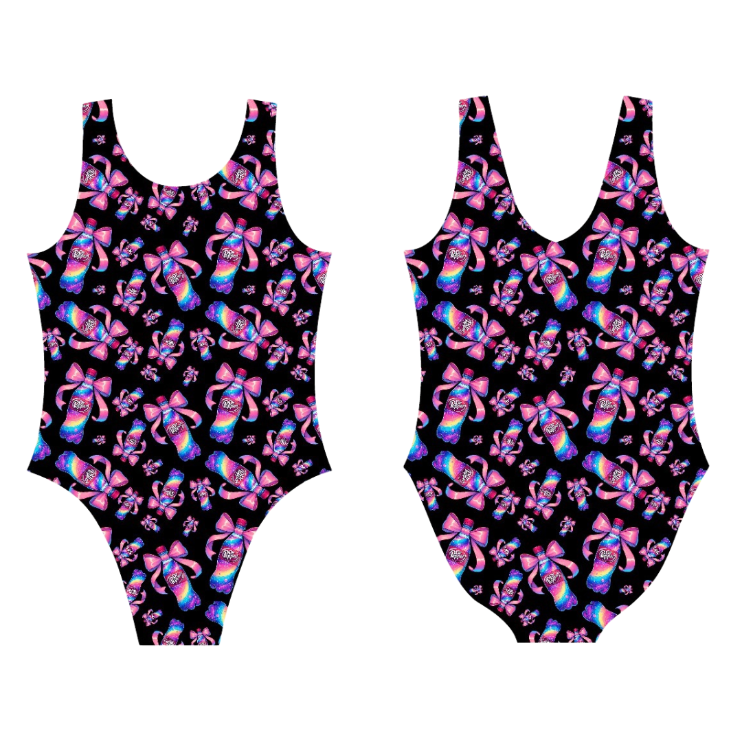 Dr. Pepper Rainbow Coquette Leotard