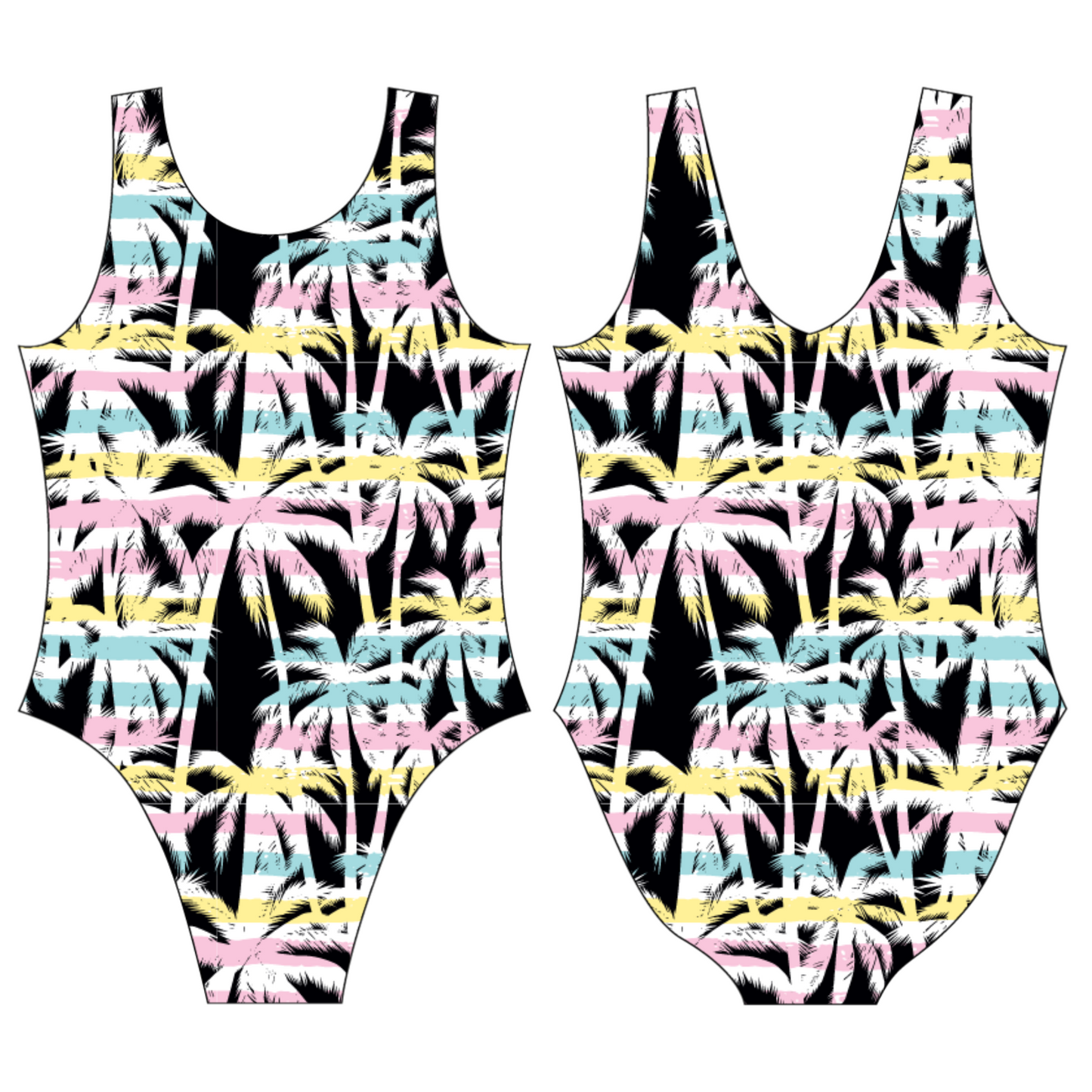 Florida Palms Leotard