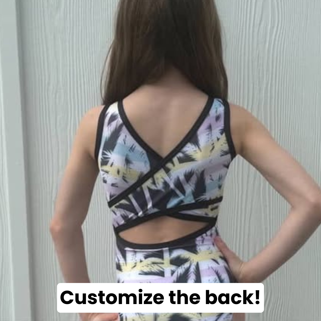 Florida Palms Leotard