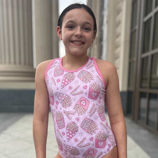 Fries Before Guys Leotard