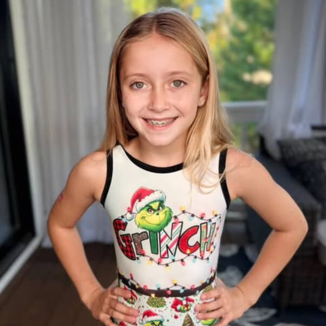 Grinch Lights Leotard