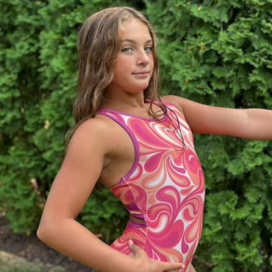 Groovy Orange Leotard