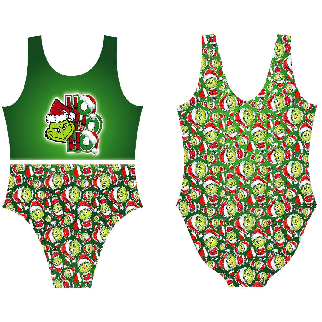 HoHoHo Grinch Leotard