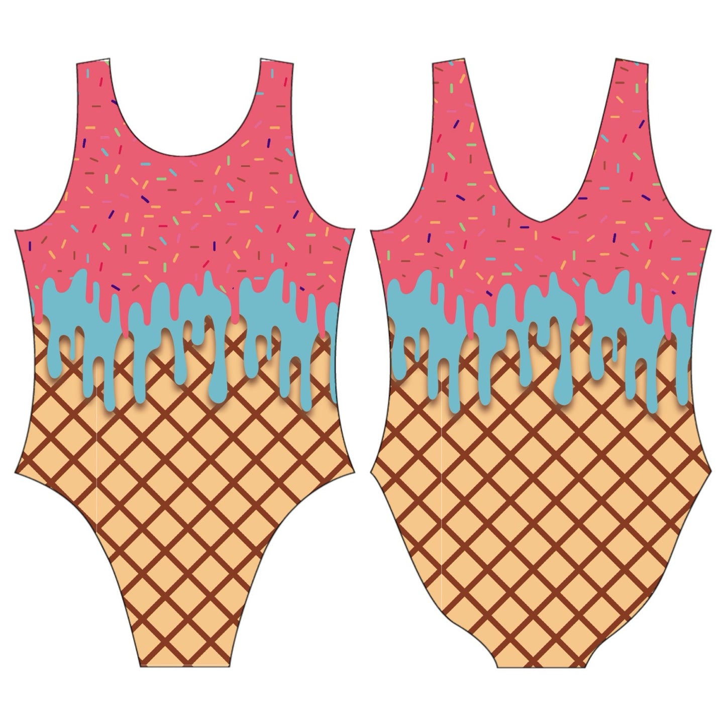 Ice Cream Cone Leotard