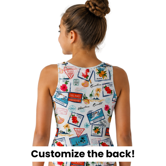 Island Postcard Leotard