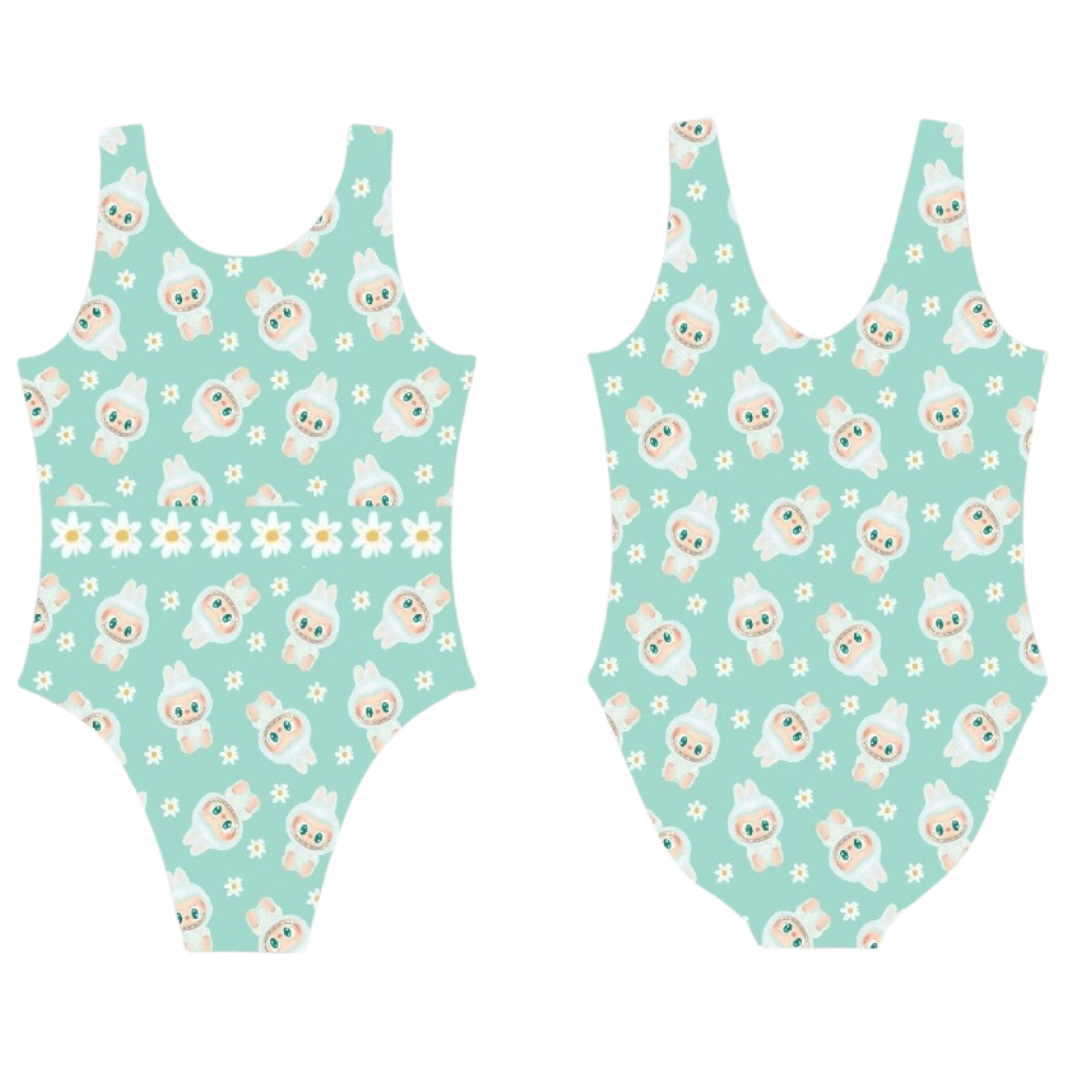 Labubu Mint Daisies Leotard