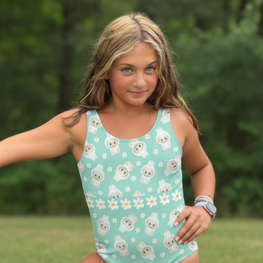 Labubu Mint Daisies Leotard