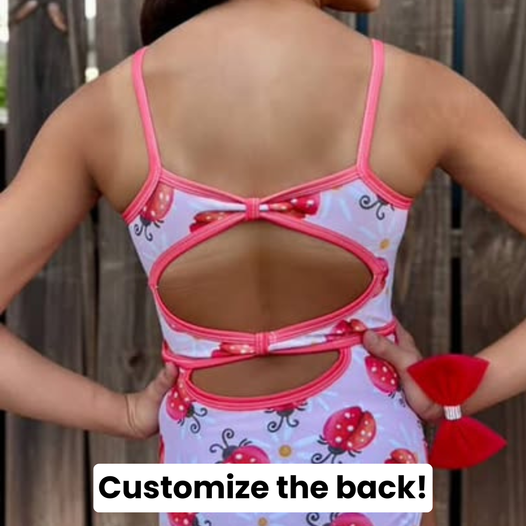 Ladybugs on Daisies Leotard