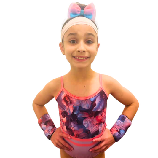 Lilac Hibiscus Leotard