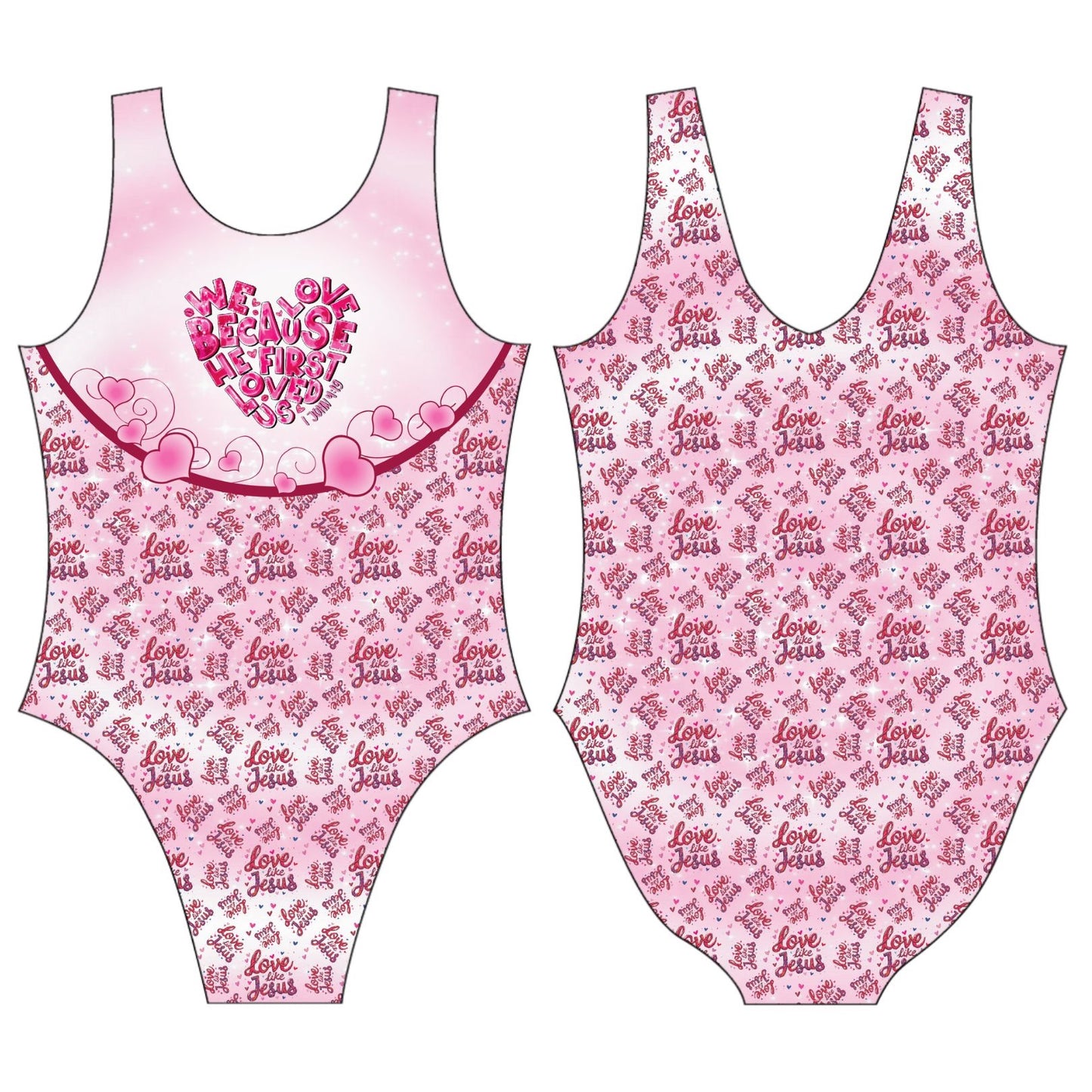 Love Like Jesus Leotard