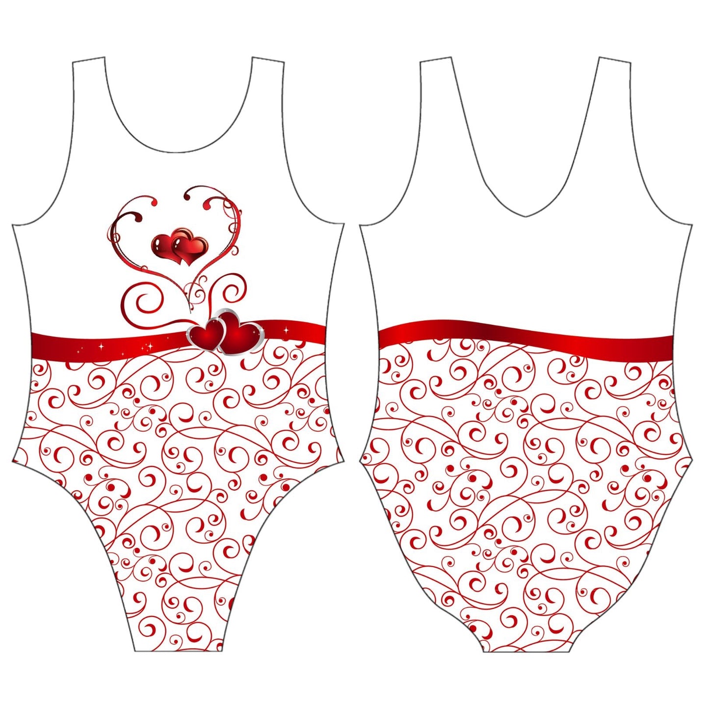 Loving Hearts Leotard