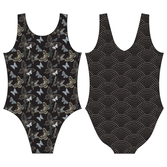 Midnight Butterfly Leotard