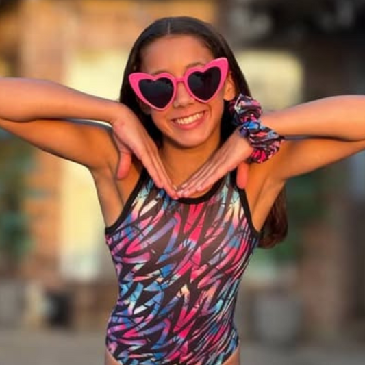 Midnight Lightning Leotard