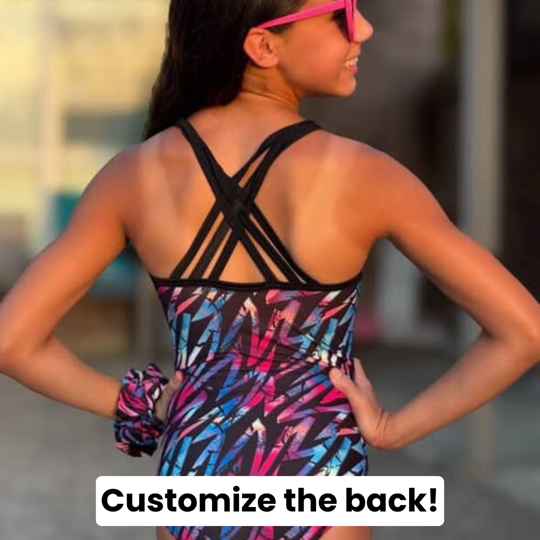 Midnight Lightning Leotard