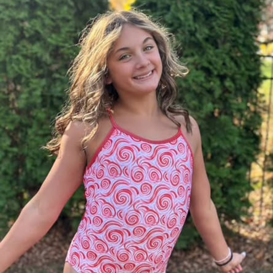 Peppermint Swirl Leotard