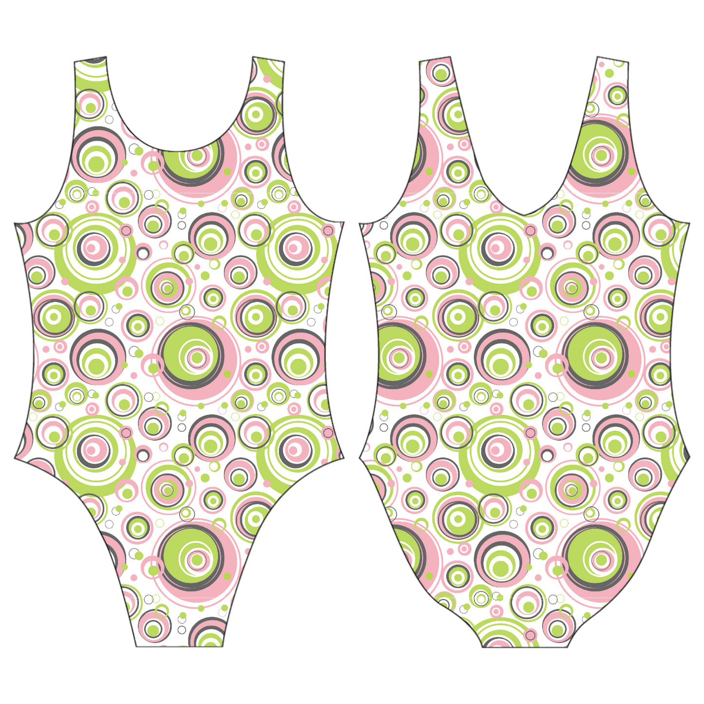 Pink Goes Good with Green Leotard