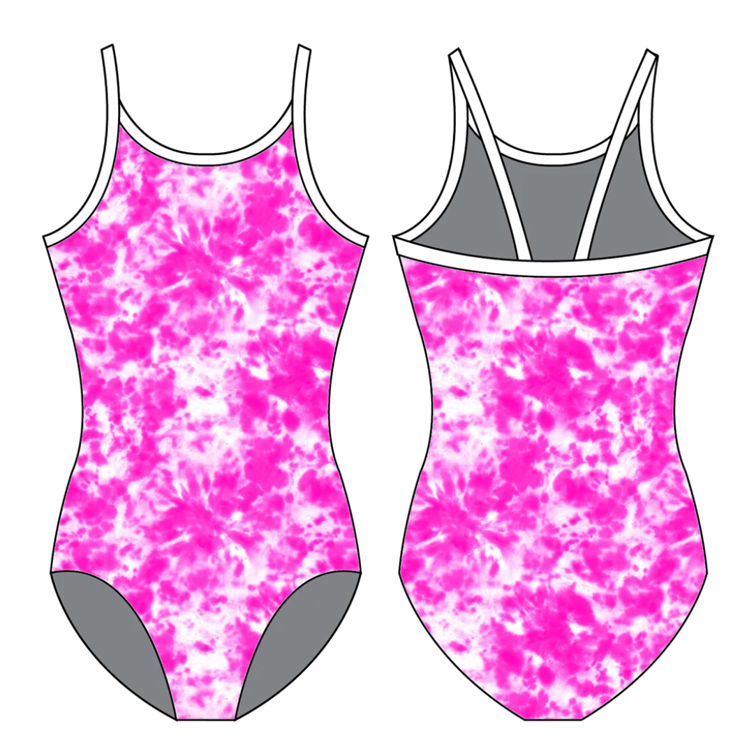 Pink Tie Dye Leotard