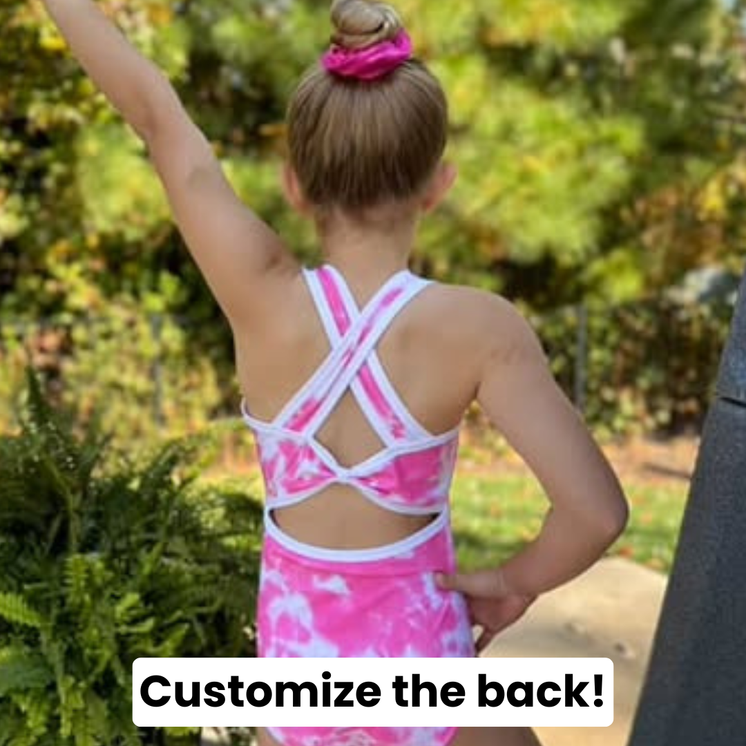 Pink Tie Dye Leotard