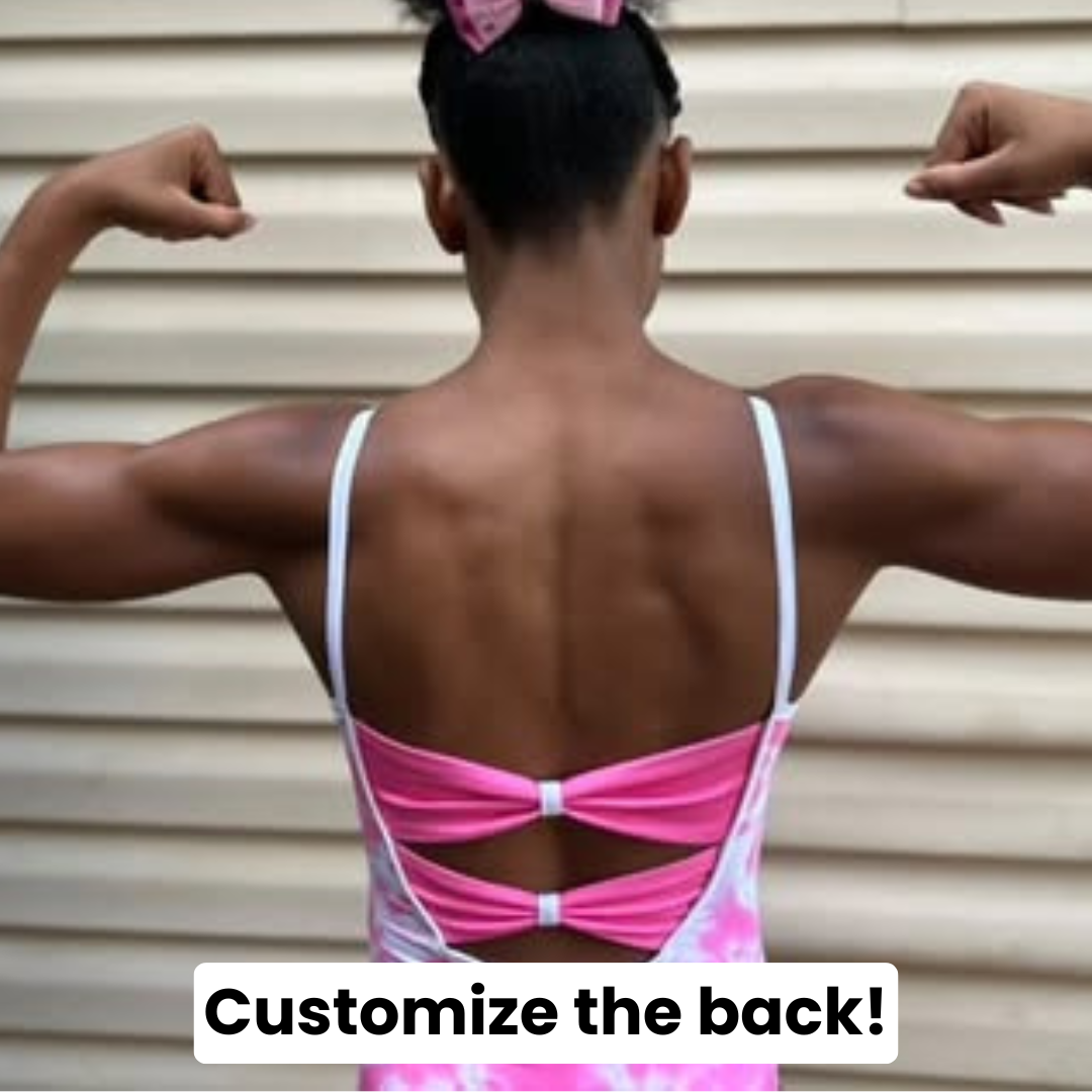 Pink Tie Dye Leotard