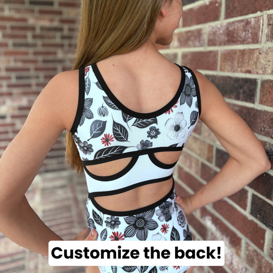 Pops of Ember Leotard