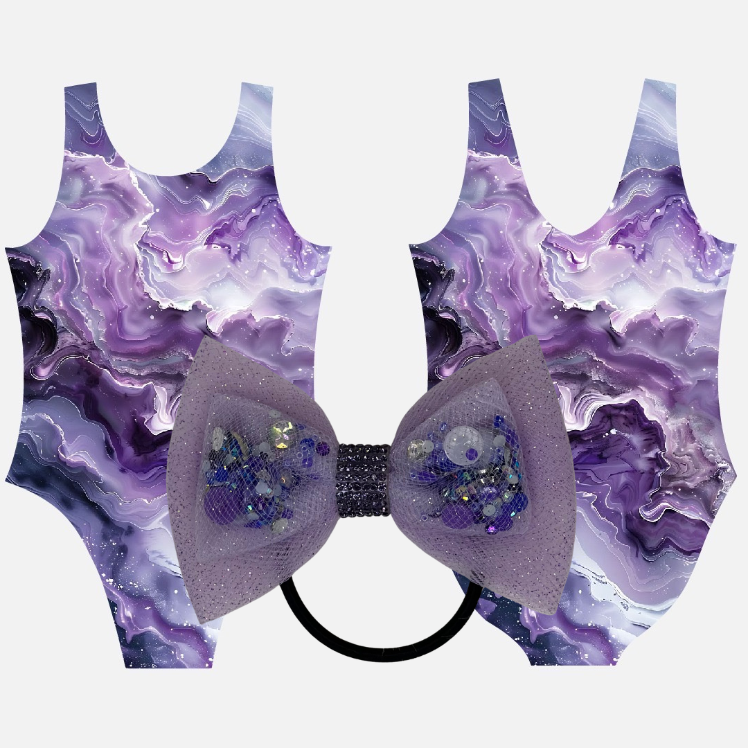 Purple Amethyst Sizzle Leotard
