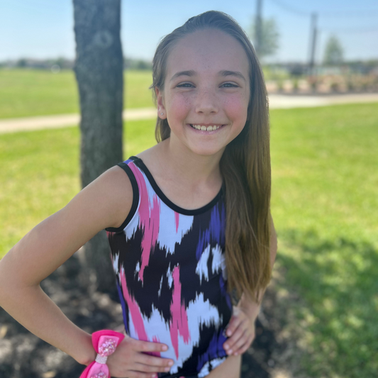 Purple Brush Leotard