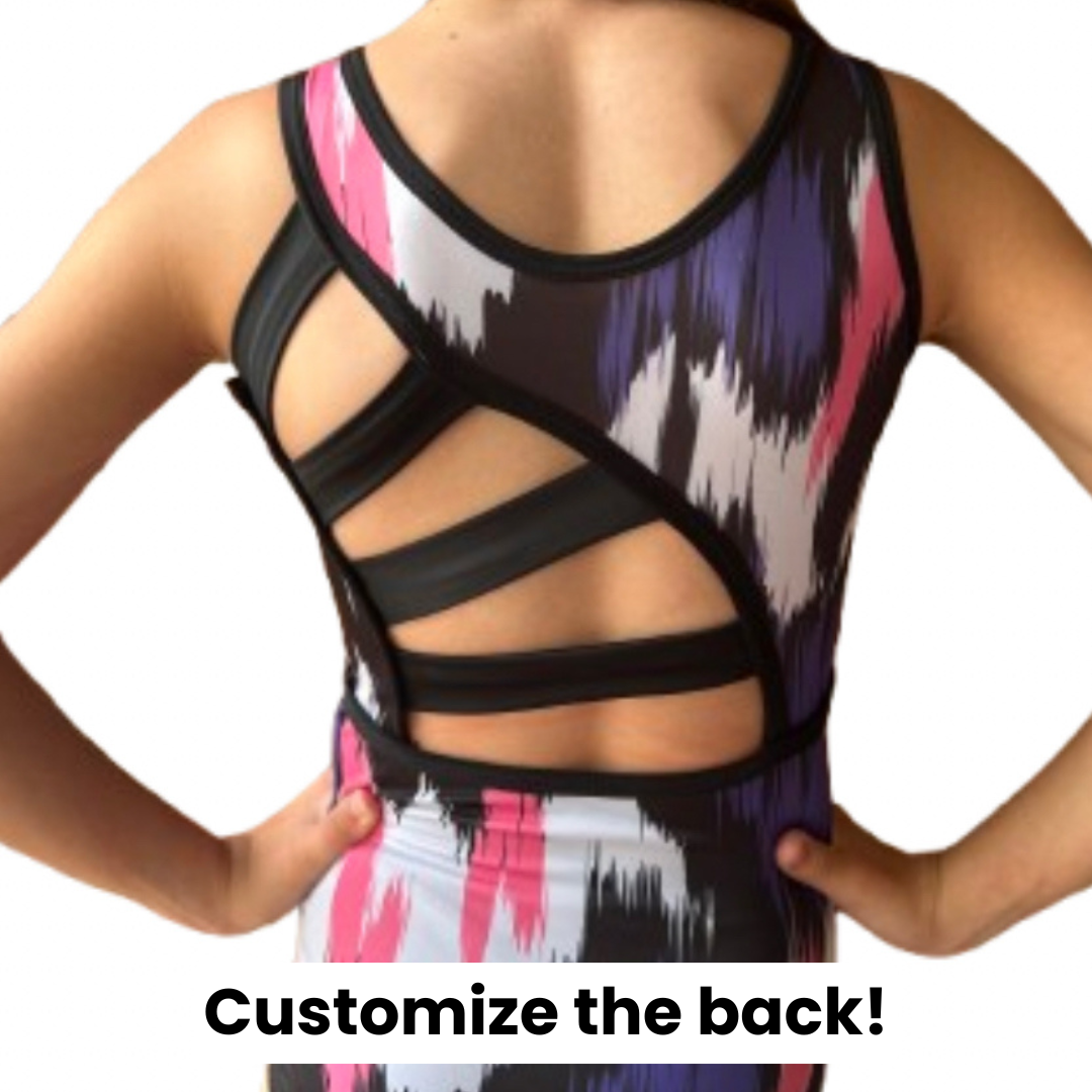 Purple Brush Leotard