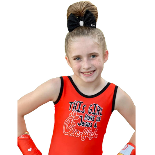 Runs on Jesus and Chick-A Leotard