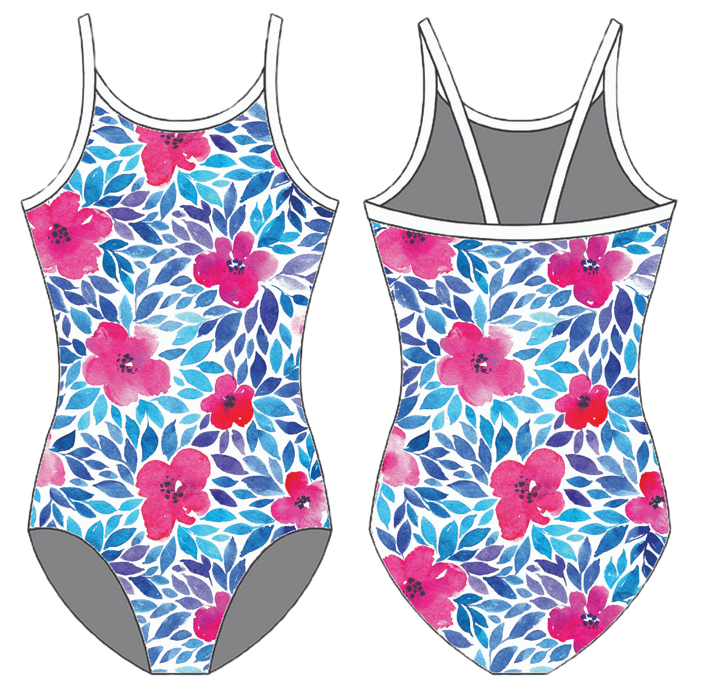 Spring Flowers Leotard