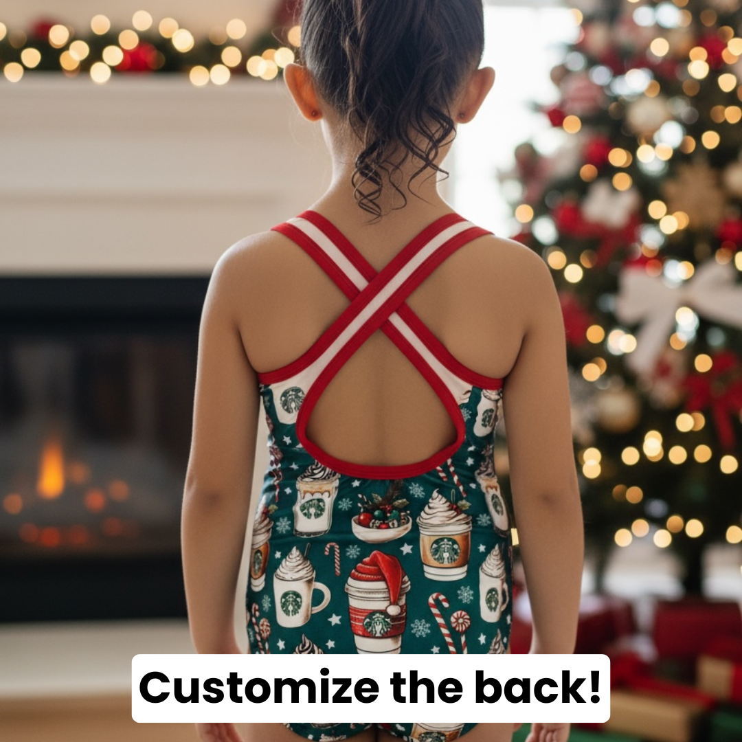 Starbies on Christmas Leotard
