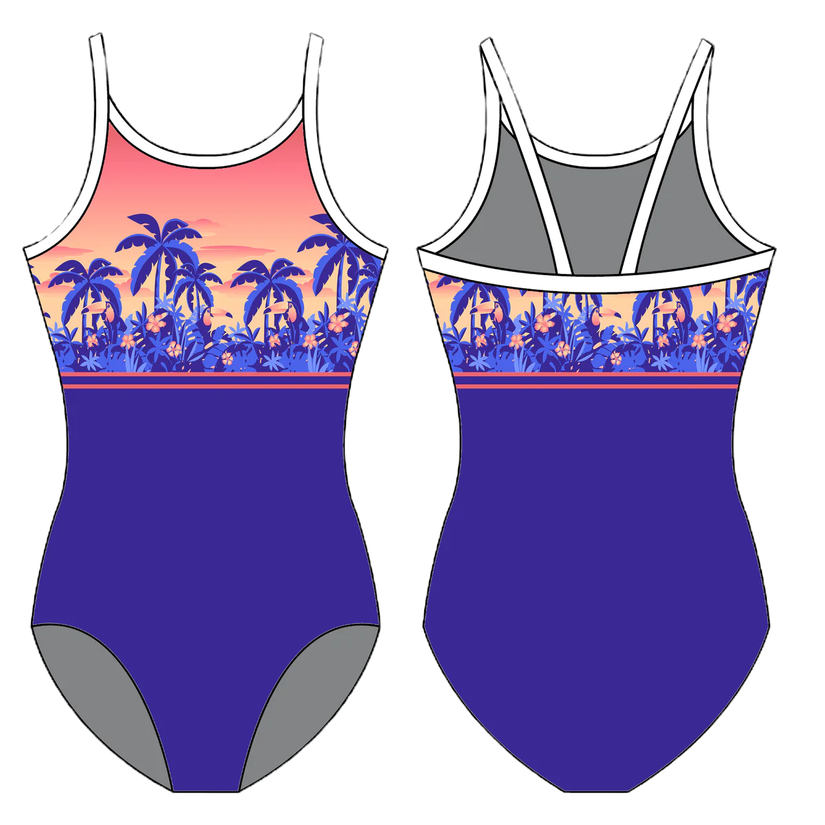 Sunset Leotard