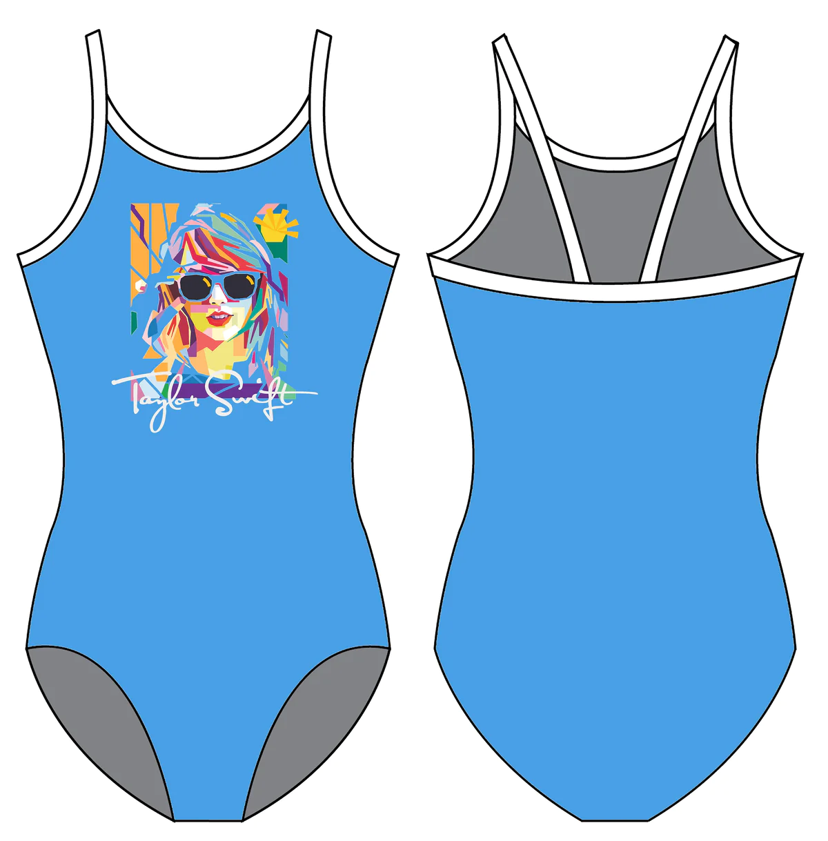 Swiftie Blue Leotard