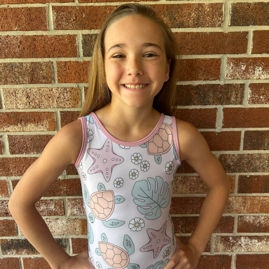 Swimming Turtles Leotard
