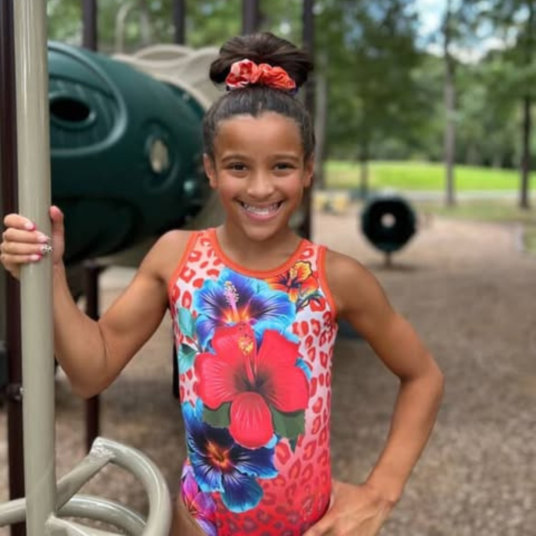 Tropical Leopard Leotard