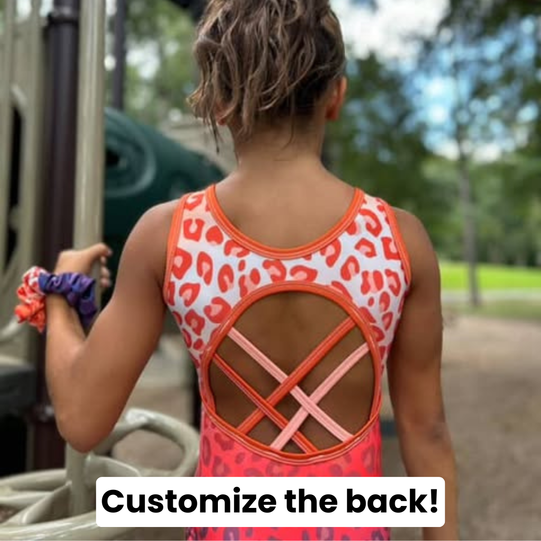 Tropical Leopard Leotard