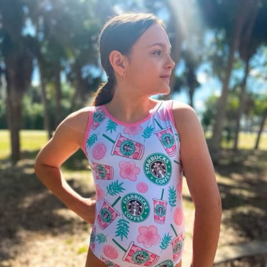 Starbucks Pink Drink Leotard