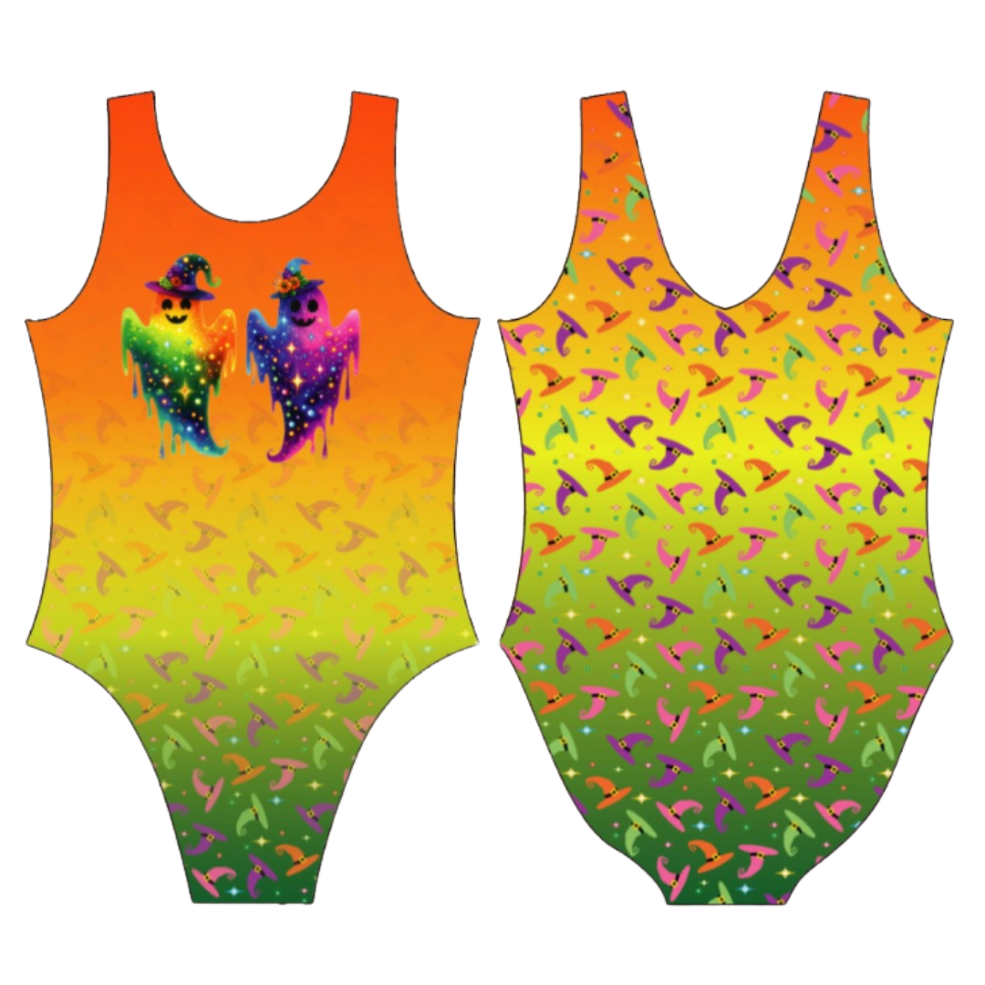 Witchy Ghosts Leotard
