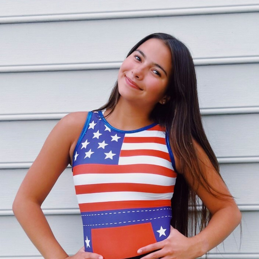 Patriotic Stars Leotard