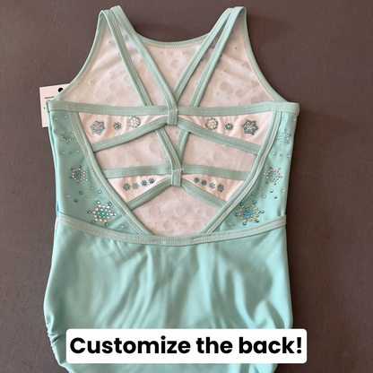 Aqua Belle Leotard *With Rhinestones*