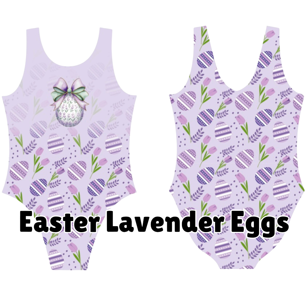 Easter Lavender Eggs Leotard