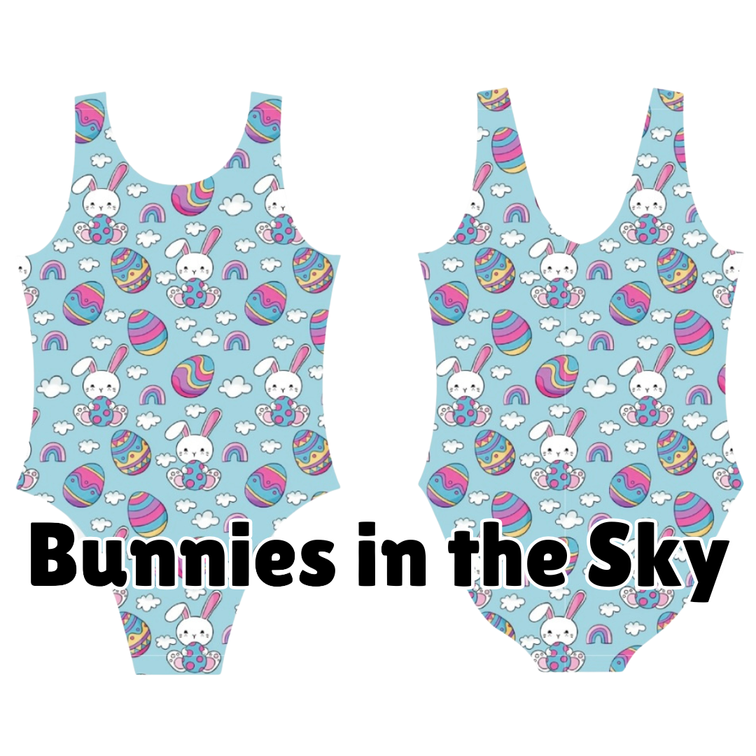 Bunnies in the Sky Leotard