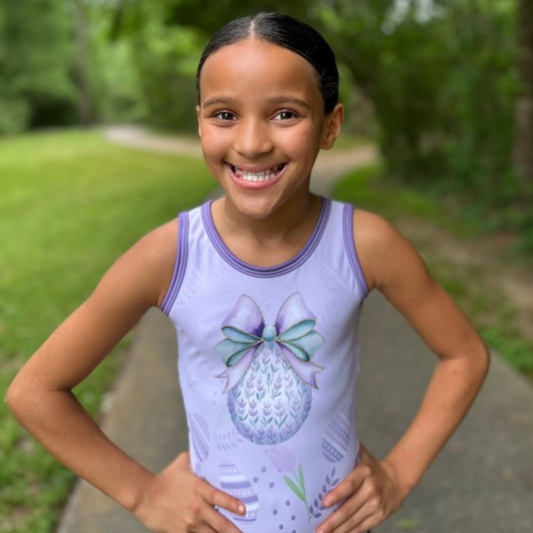 Easter Lavender Eggs Leotard